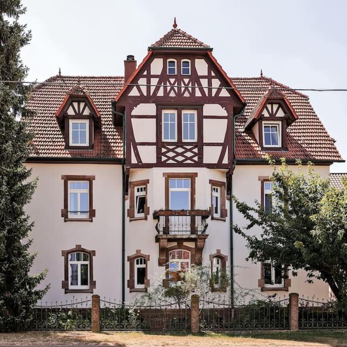Charmante, Grosszuegige Ferienwohnung Villa Fleurie Bretten Dış mekan fotoğraf