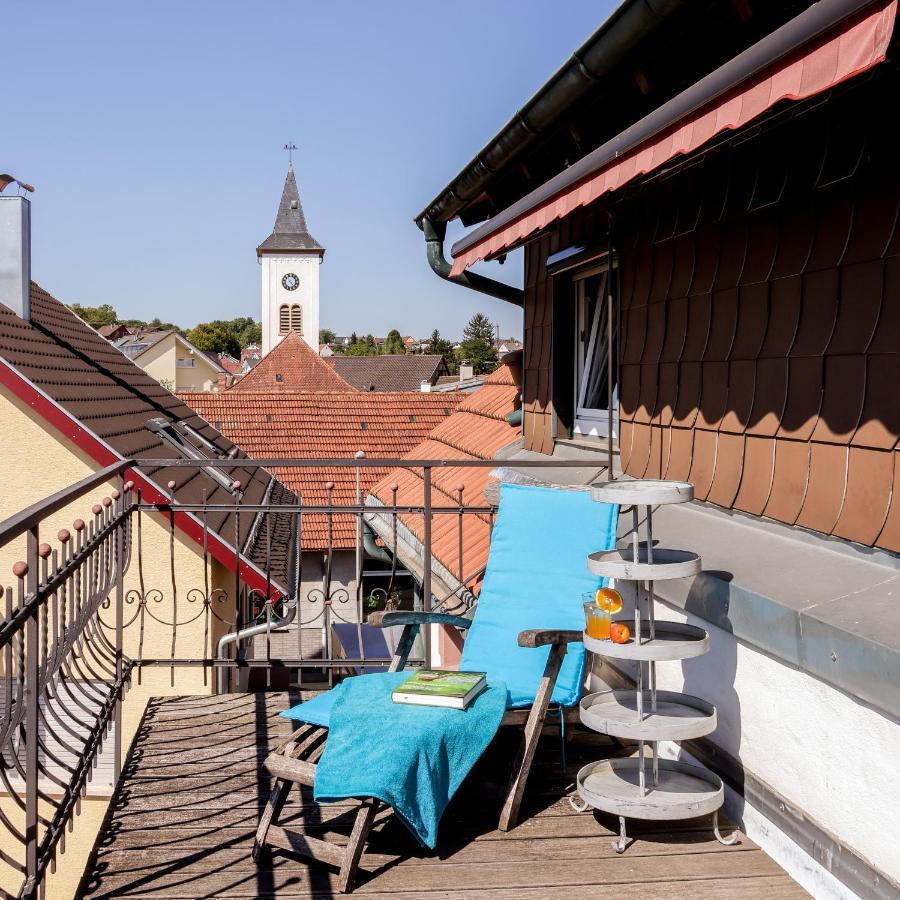 Charmante, Grosszuegige Ferienwohnung Villa Fleurie Bretten Dış mekan fotoğraf